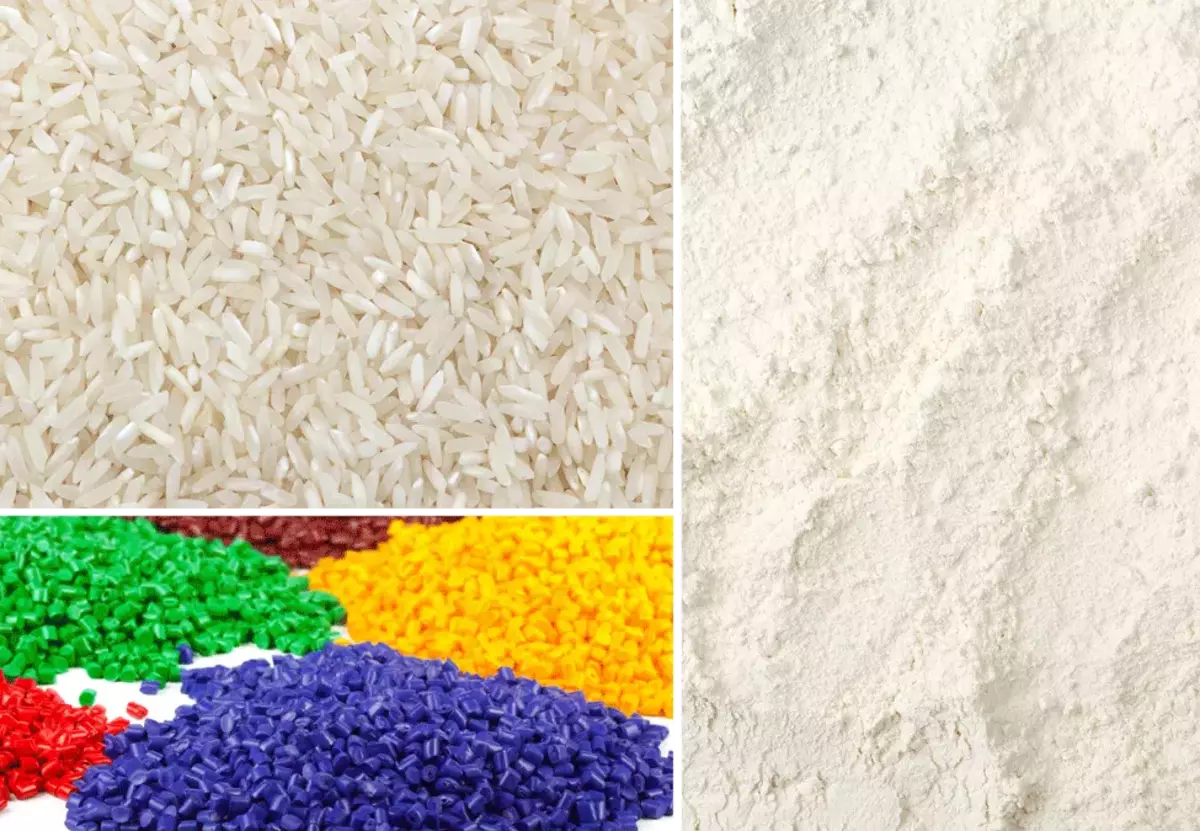 Schüttgüter: Reis, Pulver, Kunststoffgranulat